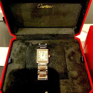 Brand New w Box Cartier Tank Must Watch (small model)